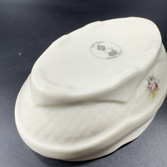 Donegal Parian China Fien Porcelain Irish Rose Vintage Dish Bowl Flower Pattern - Picture 9 of 14